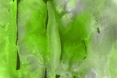 Kağıt arka plan üzerinde yeşil suluboya boya