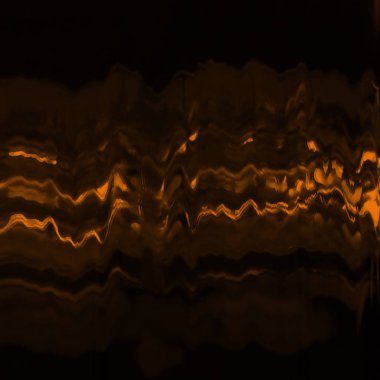 Dijital ekran aksaklık etkisi doku soyut. Turuncu ve siyah