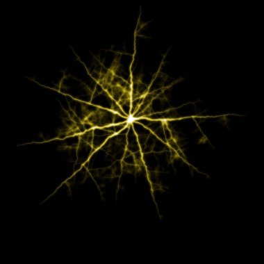 yıldırım koyu arka plan üzerinde parlayan ile soyut duvar kağıdı