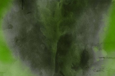 Kağıt arka plan üzerinde yeşil suluboya boya