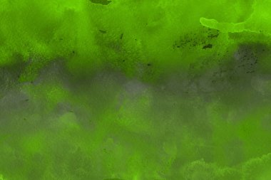 Kağıt arka plan üzerinde yeşil suluboya boya