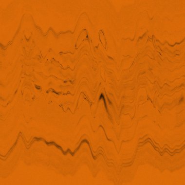 Dijital ekran aksaklık etkisi doku soyut. Turuncu ve siyah