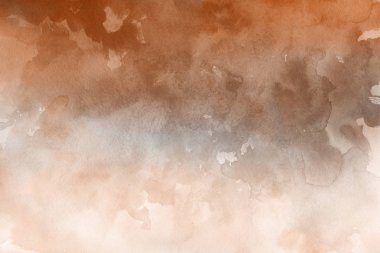 Kağıt arka plan üzerinde turuncu suluboya boya