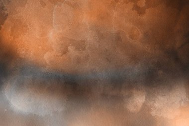 Kağıt arka plan üzerinde turuncu suluboya boya