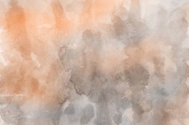 Kağıt arka plan üzerinde turuncu suluboya boya