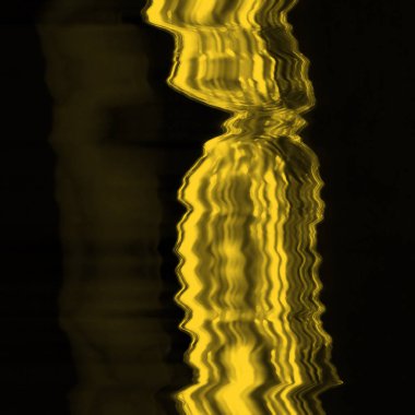 Dijital ekran aksaklık etkisi doku soyut. sarı ve siyah