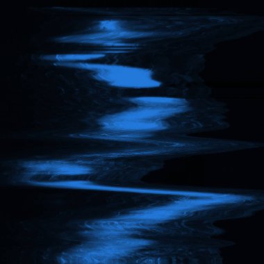 Soyut Mavi Dijital ekran aksaklık etkisi doku. 