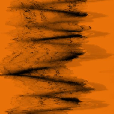 Dijital ekran aksaklık etkisi doku soyut. Turuncu ve siyah