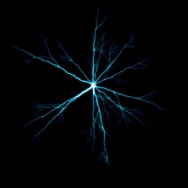 yıldırım koyu arka plan üzerinde parlayan ile soyut duvar kağıdı