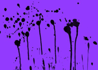 mor arka plan doku soyut siyah boya splatters