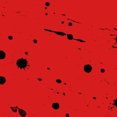 kırmızı arka plan doku soyut siyah boya splatters