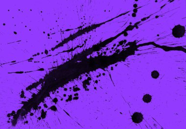 mor arka plan doku soyut siyah boya splatters