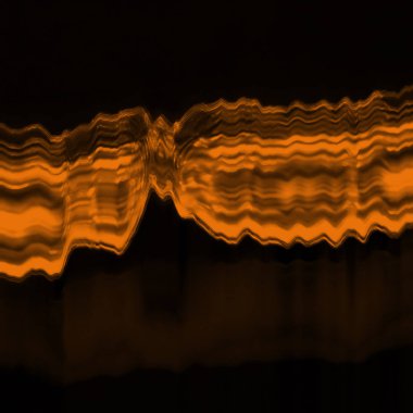 Dijital ekran aksaklık etkisi doku soyut. Turuncu ve siyah