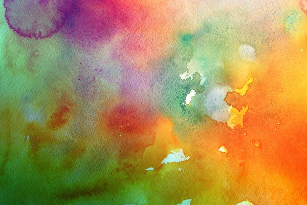 colorful watercolor paint on paper abstract background