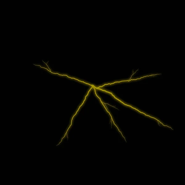 Абстрактні Шпалери Блискучою Блискавкою Темному Фоні — стокове фото