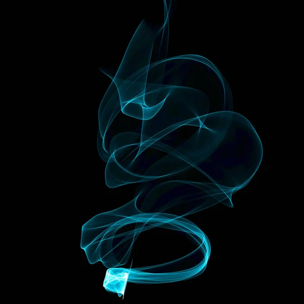 Papier Peint Abstrait Avec Fumée Sur Fond Sombre — Photo