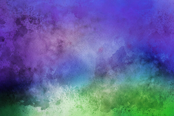 Colorful watercolor paint on paper abstract background