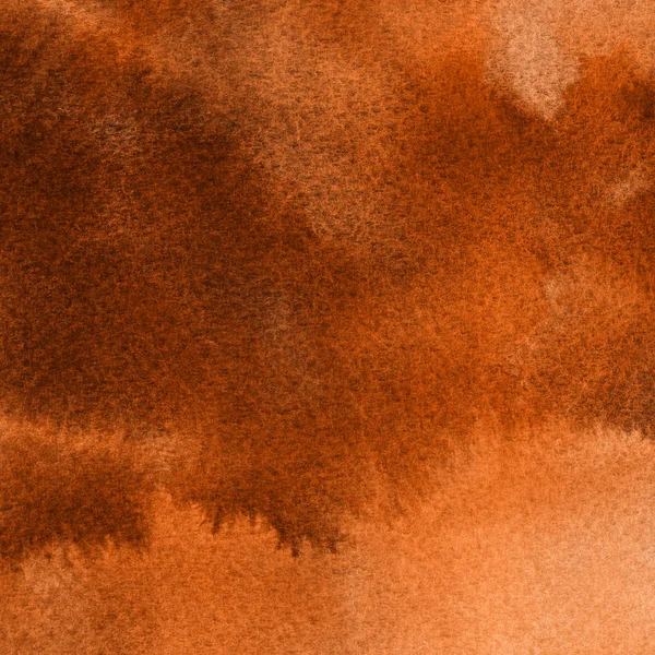 Fond Abstrait Orange Avec Texture Aquarelle — Photo