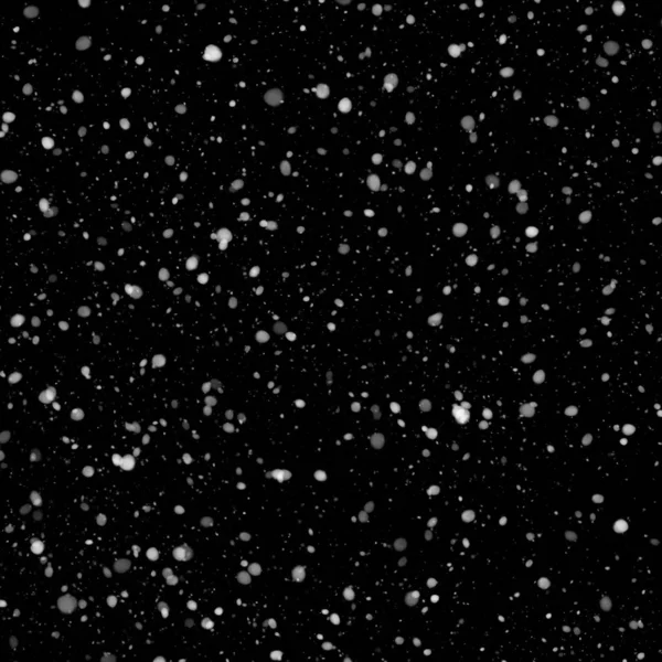 Carta Parati Astratta Con Neve Caduta Sfondo Nero — Foto Stock