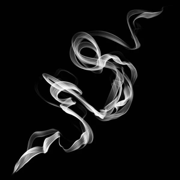 Abstract Wallpaper Smoke Black Background — Stock Photo, Image