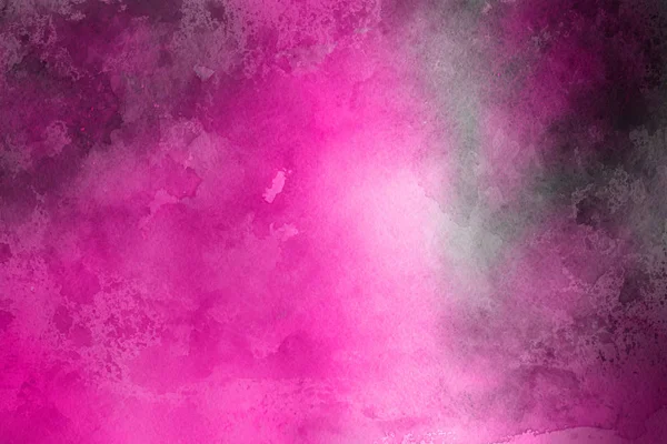 Rózsaszín Akvarell Festék Papír Absztrakt Háttér — Stock Fotó