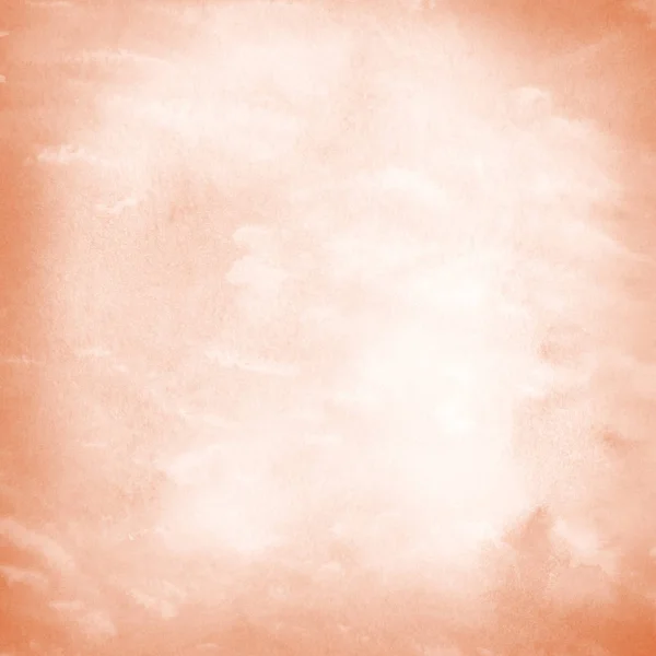 Fond Abstrait Orange Avec Texture Aquarelle — Photo