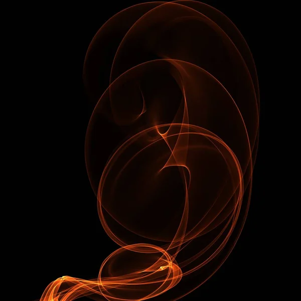 Abstrakte Tapete Mit Feuer Auf Dunklem Hintergrund — Stockfoto
