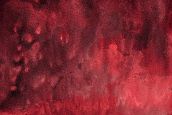 Червона Акварельна Фарба Папері Абстрактний Фон — стокове фото