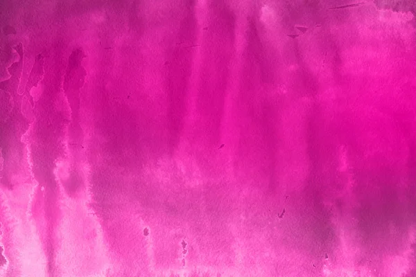 Tinta Aquarela Rosa Sobre Papel Fundo Abstrato — Fotografia de Stock