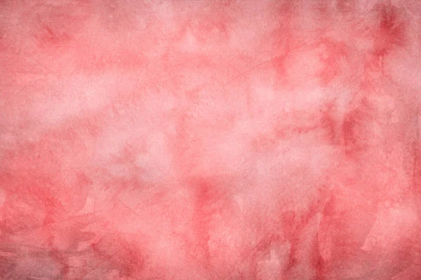 red abstract background with watercolor paint texture