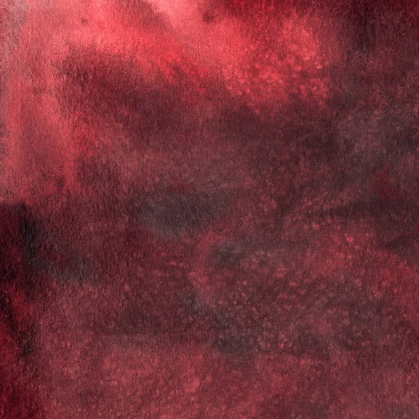 Червоний Абстрактний Фон Текстурою Акварельної Фарби — стокове фото