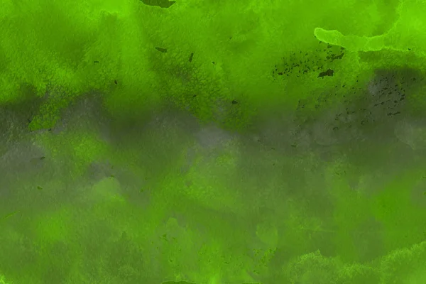 Зелена Акварельна Фарба Папері Абстрактний Фон — стокове фото