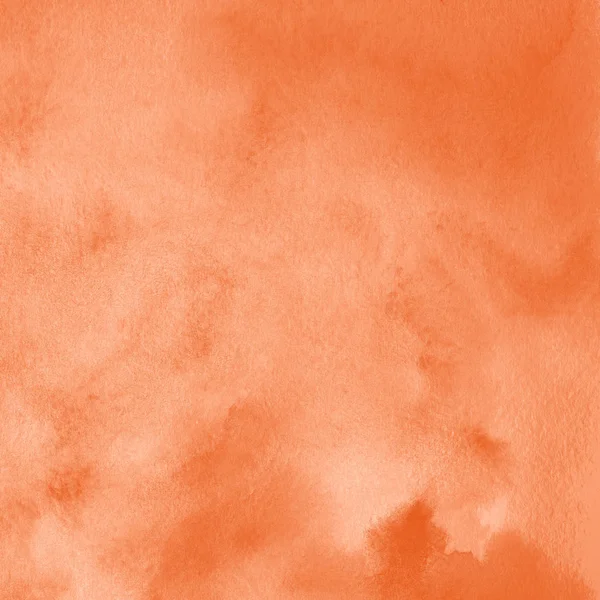 Orange Absztrakt Háttér Textúra Akvarell Festék — Stock Fotó