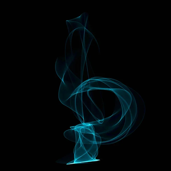 Абстрактные Обои Дымом Темном Фоне — стоковое фото