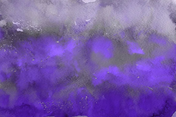 purple watercolor paint on paper abstract background