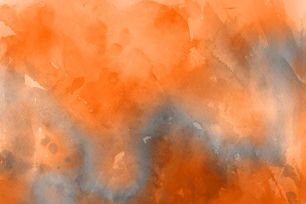 Orange Watercolor Paint Paper Abstract Background — Stock Photo, Image