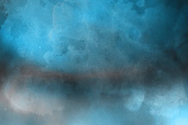 Kağıt arka plan mavi suluboya boya