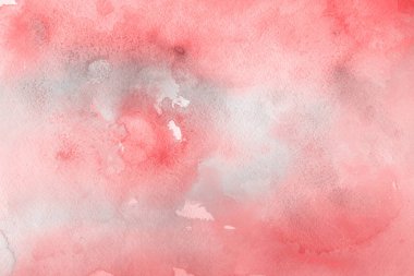 Kağıt arka plan üzerinde kırmızı sulu boya boya