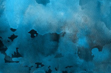 Kağıt arka plan mavi suluboya boya