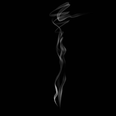 soyut duvar kağıdı, siyah arka plan üzerine duman