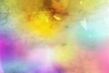 Kağıt arka plan üzerinde renkli sulu boya boya