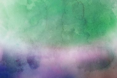 Kağıt arka plan üzerinde renkli sulu boya boya