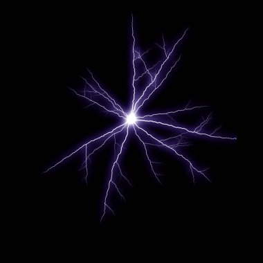 yıldırım koyu arka plan üzerinde parlayan ile soyut duvar kağıdı