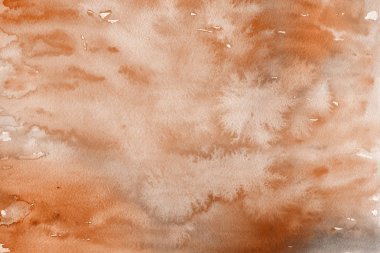 Kağıt arka plan üzerinde turuncu suluboya boya