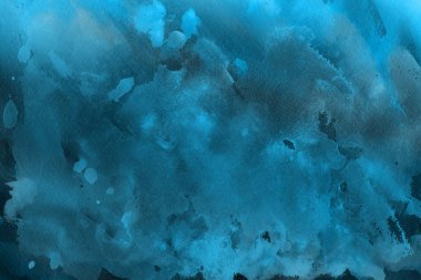 Kağıt arka plan mavi suluboya boya