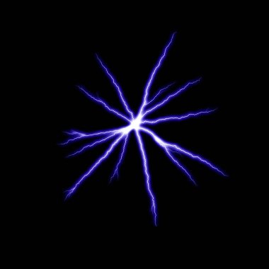 yıldırım koyu arka plan üzerinde parlayan ile soyut duvar kağıdı