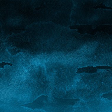 sulu boya boyama doku ile koyu mavi arka plan