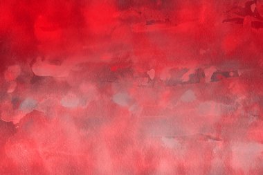 Kağıt arka plan üzerinde kırmızı sulu boya boya