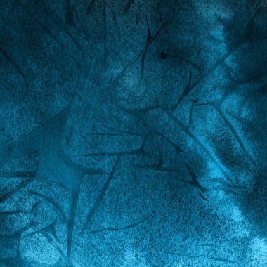 sulu boya boyama doku ile koyu mavi arka plan