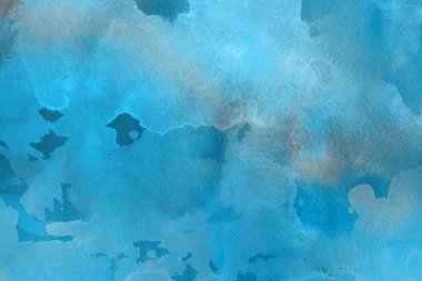 Kağıt arka plan mavi suluboya boya